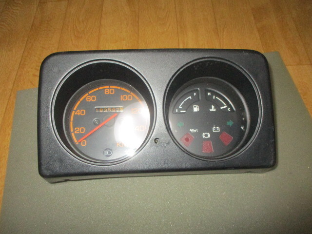 ジャンク スズキ ジムニー 純正 スピードメーター&パネル 美中古 JA11 SJ30 JA71 JA22拍卖