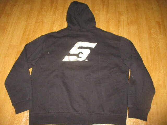 希少スナップオン ビンテージ デカロゴ・全刺繍ロゴ 厚手防寒パーカージャケット 中古 サイズXL ツナギ拍卖