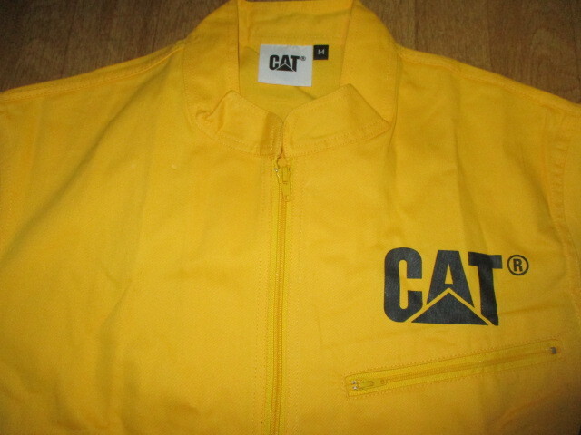 CAT キャタピラー 作業ツナギ 未使用 デッドストック サイズM 重機・ブルドーザー・ユンボ・バックホー・三菱拍卖