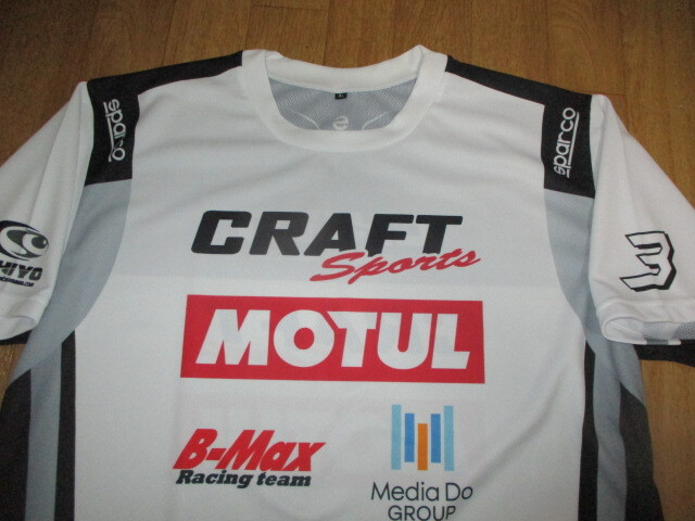 CRAFT・スーパーGT・スパルココラボ ・ドライTシャツ サイズL 新同美中古拍卖