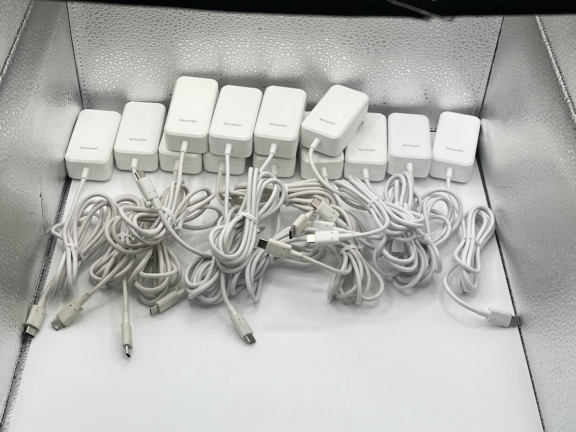 ●シャープ ACアダプター SH-AC05 Type-C 充電器 13個セット拍卖