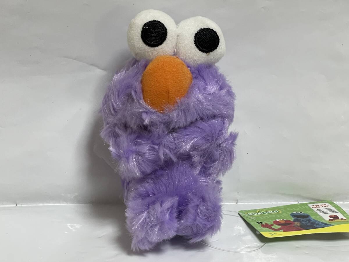 未使用、セサミストリート★ぬいぐるみマスコット、エルモ(薄紫色)★非売品、2009年拍卖