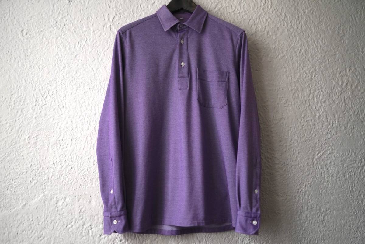 21SS 長袖ポロシャツ パープル / Q Retailor拍卖