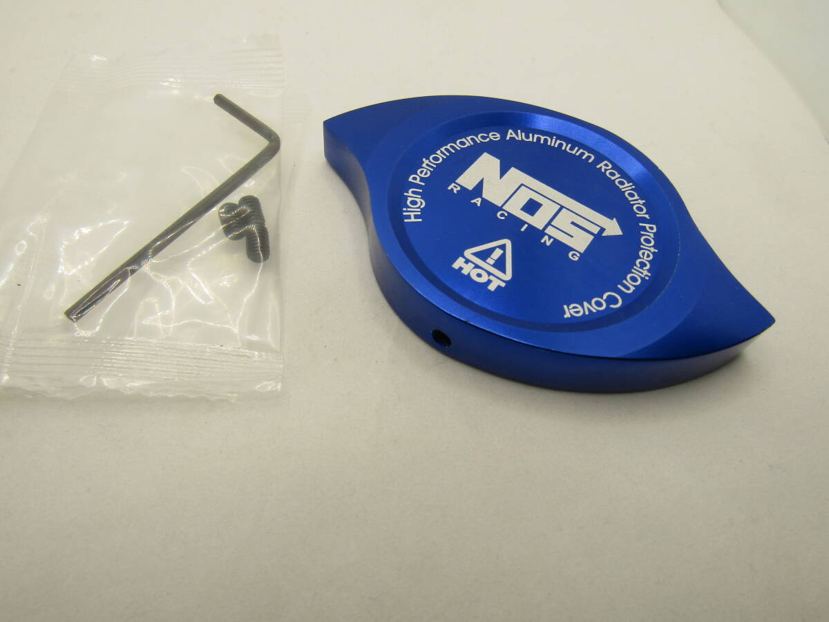 ★彡 最後1個 NOS RACING アルミ製 ラジエーターキャップ カバー ブルー 検索)ボトル タンク ノス おしゃれ JDM USDM イベント ワイスピ拍卖
