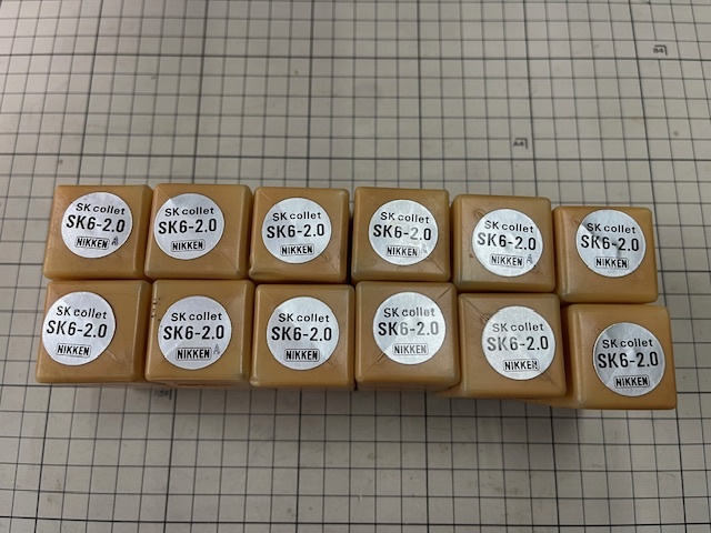 日研 スリムコレット SKコレットSK6-2.0 コレットチャック 12個セット 未使用・在庫品 送料無料拍卖