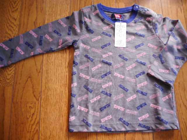 ☆新品 EDWIN 長袖Tシャツ 95 ☆拍卖