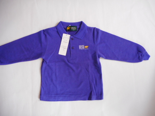 ☆新品 GOLDEN BEAR 長袖ポロシャツ 100(日本製) ☆拍卖