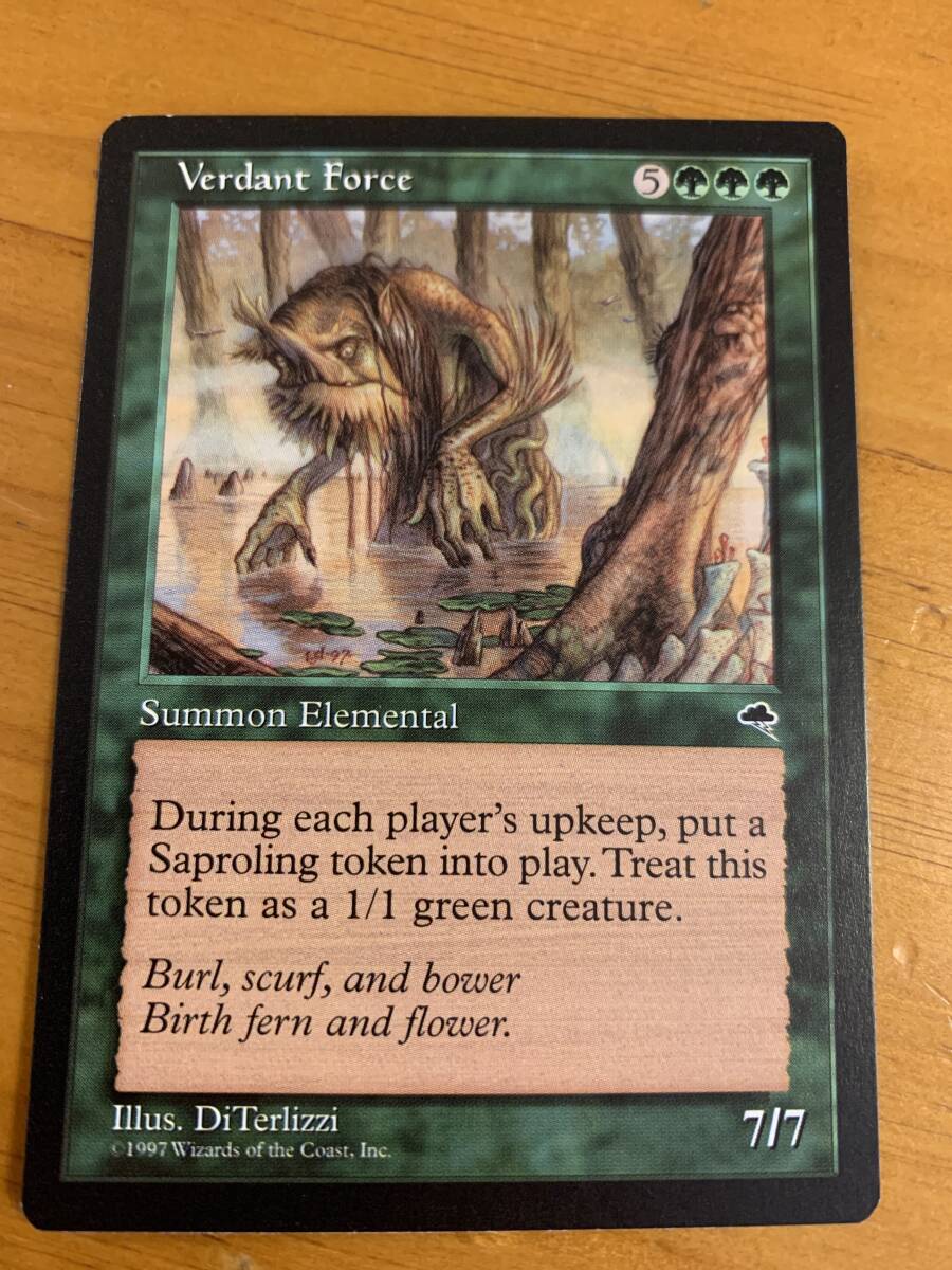 テンペスト 初版 新緑の魔力/Verdant Force 英語版拍卖