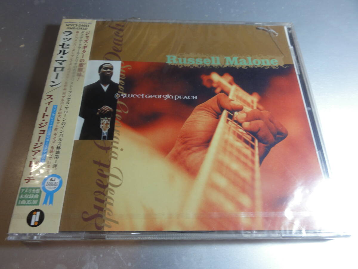 RUSSELL MALONE ラッセル・マローン SWEET GEORGIA PEACH 新品未開封シュリンク付き拍卖