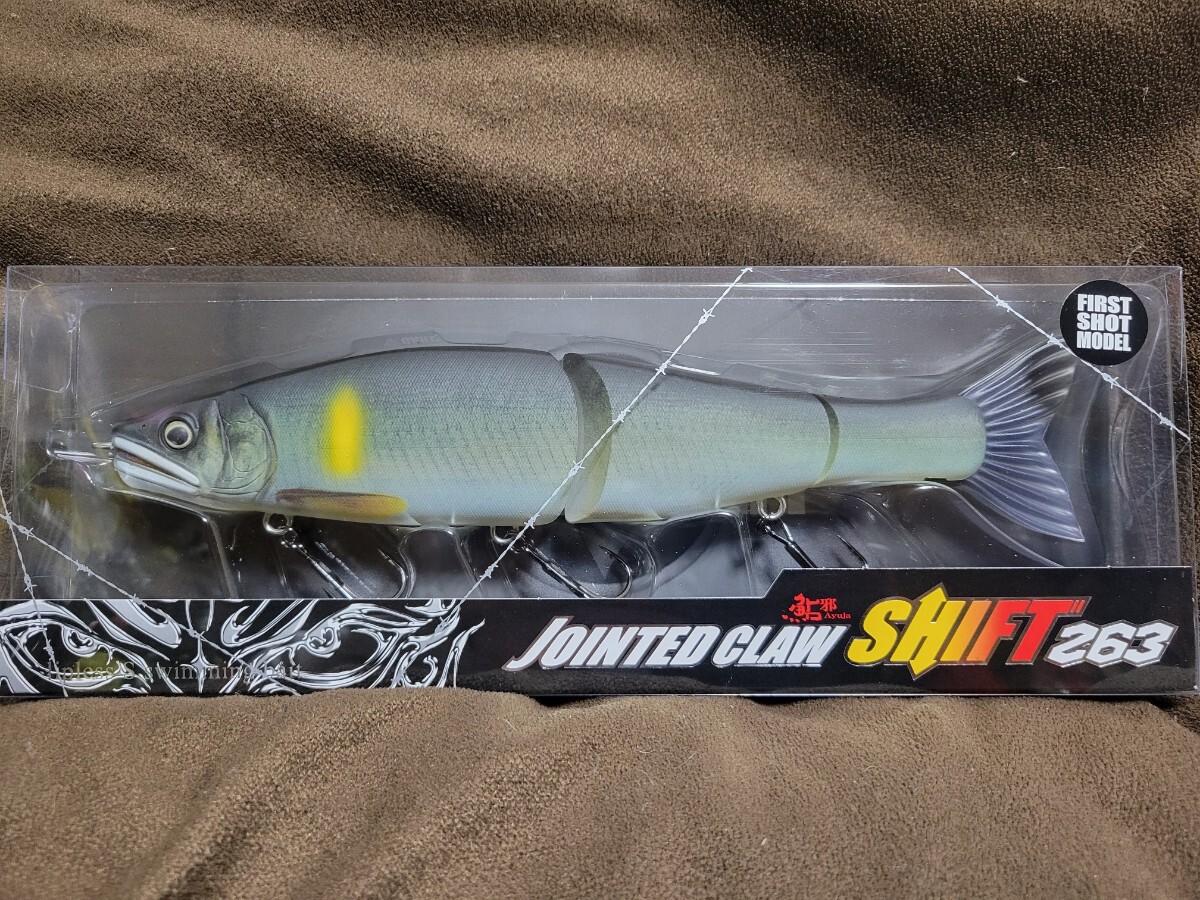 ★GANCRAFT★鮎邪 JOINTED CLAW SHIFT 263 FIRST SHOT MODEL REALIVEガンクラフト ジョインテッドクロー シフト #G-02 G・O・A・T 落ち鮎 拍卖