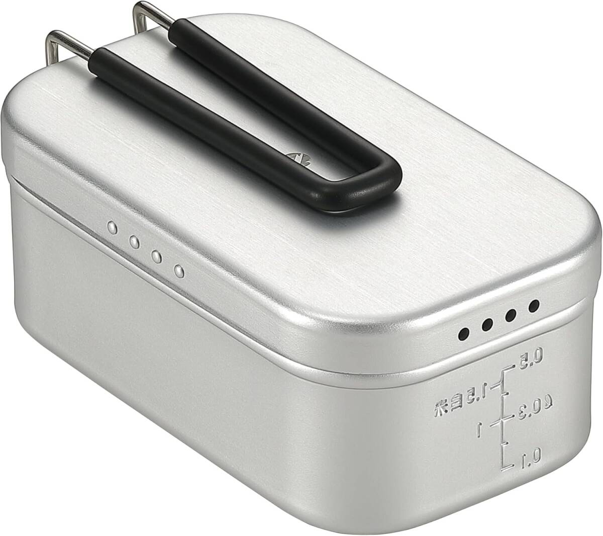 【新品】キャンピングムーン(CAMPING MOON) 極厚 メスティン 1合 バリ取り不要 吹きこぼれ防止溝拍卖