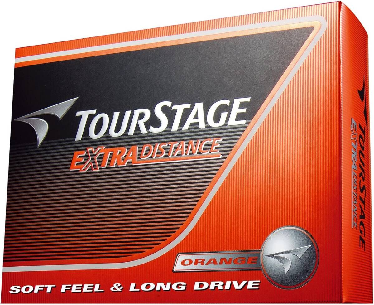 【新品】 BRIDGESTONE(ブリヂストン) ゴルフボール TOURSTAGE エクストラディスタンス 1ダース パターン名:オレンジ拍卖