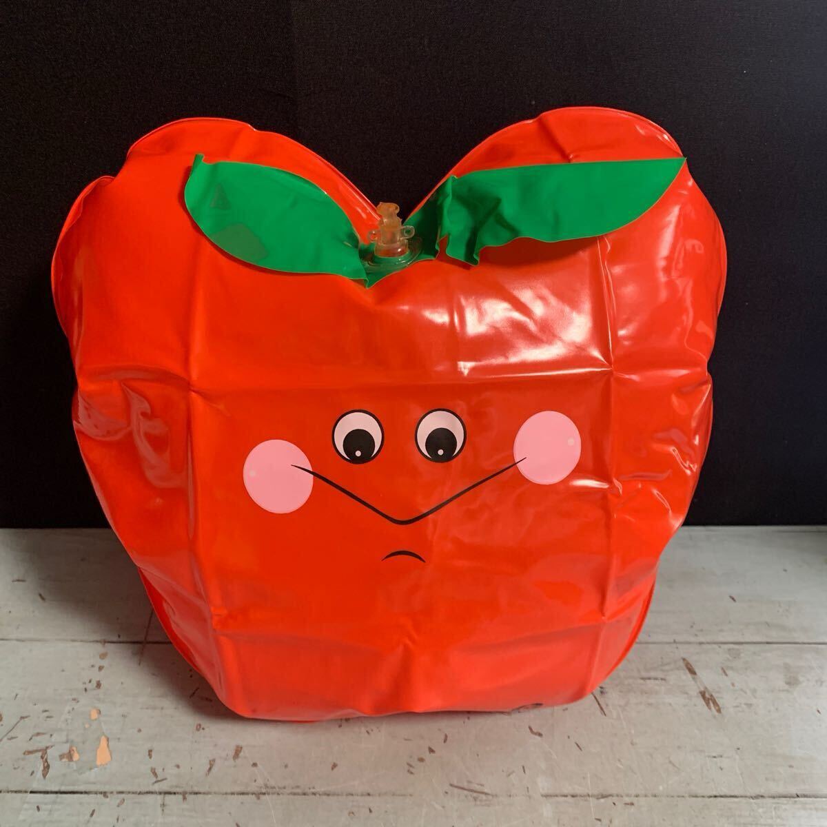 エバラ ビニール 風船 りんご 林檎 リンゴ 当時物 昭和レトロ 赤 空気ビニール 風船 空ビ ビニール人形 (A-2026)拍卖