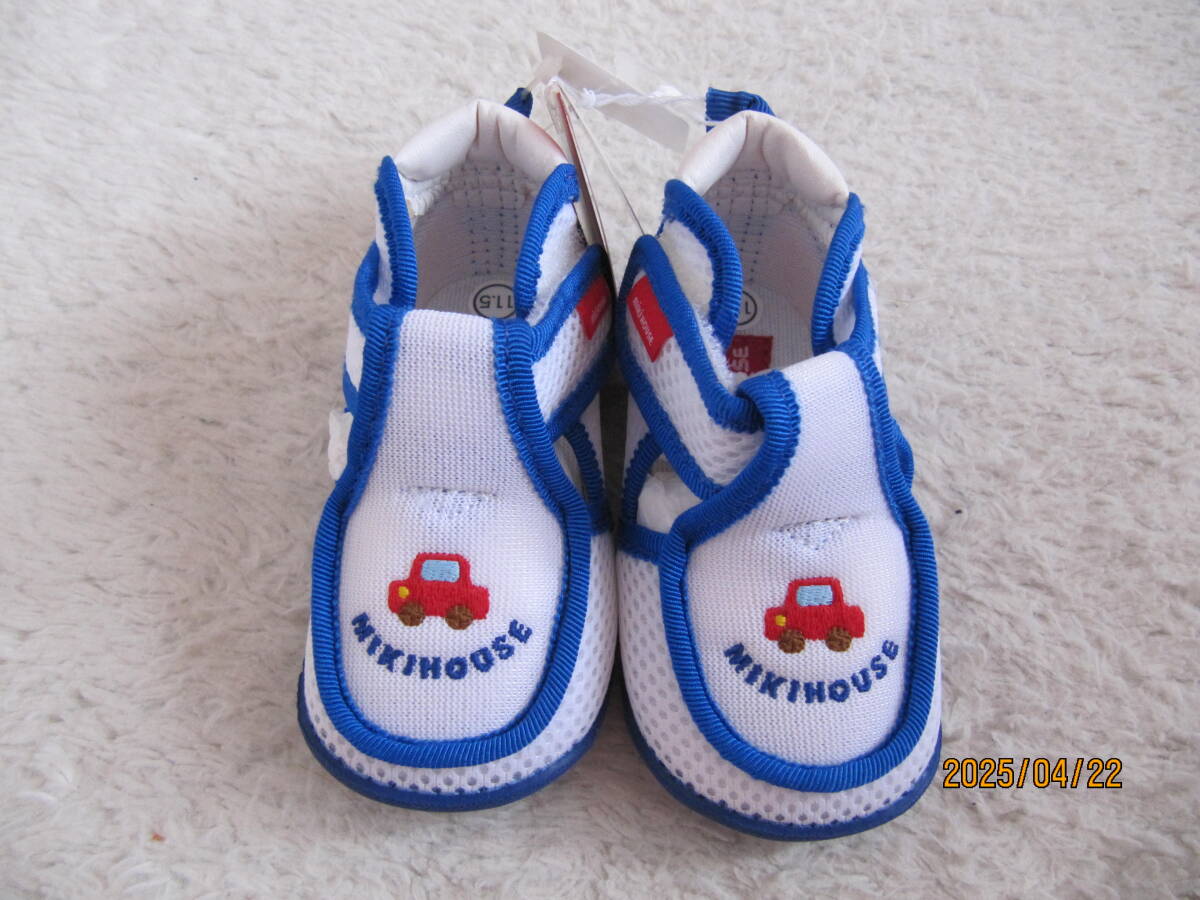 ☆最終値下げ☆タグ付き☆ミキハウスのメッシュサンダル(11.5cm)拍卖