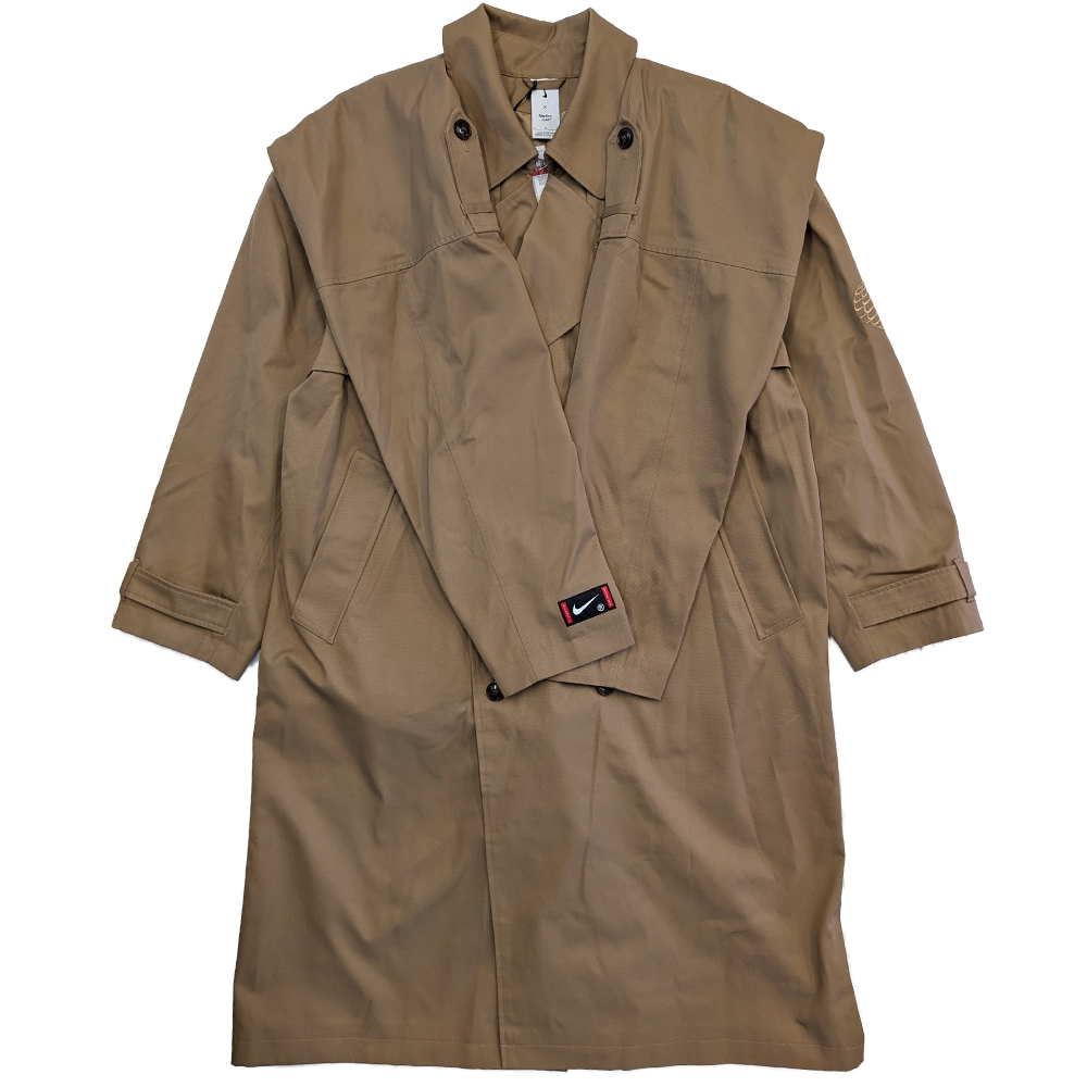 新品未使用 NIKE × Martine Rose ナイキ × マーティンローズ Trench Jacket オーバーサイズトレンチコート DV0850-258 ベージュ L【G】拍卖