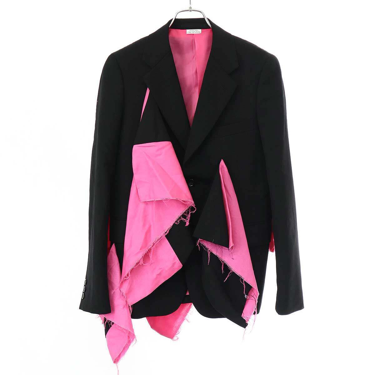 COMME des GARCONS HOMME PLUS コム デギャルソンオムプリュス 25SS ドッキングテーラードジャケット PO-J054 ブラック XS ITL2MLA897RQ拍卖