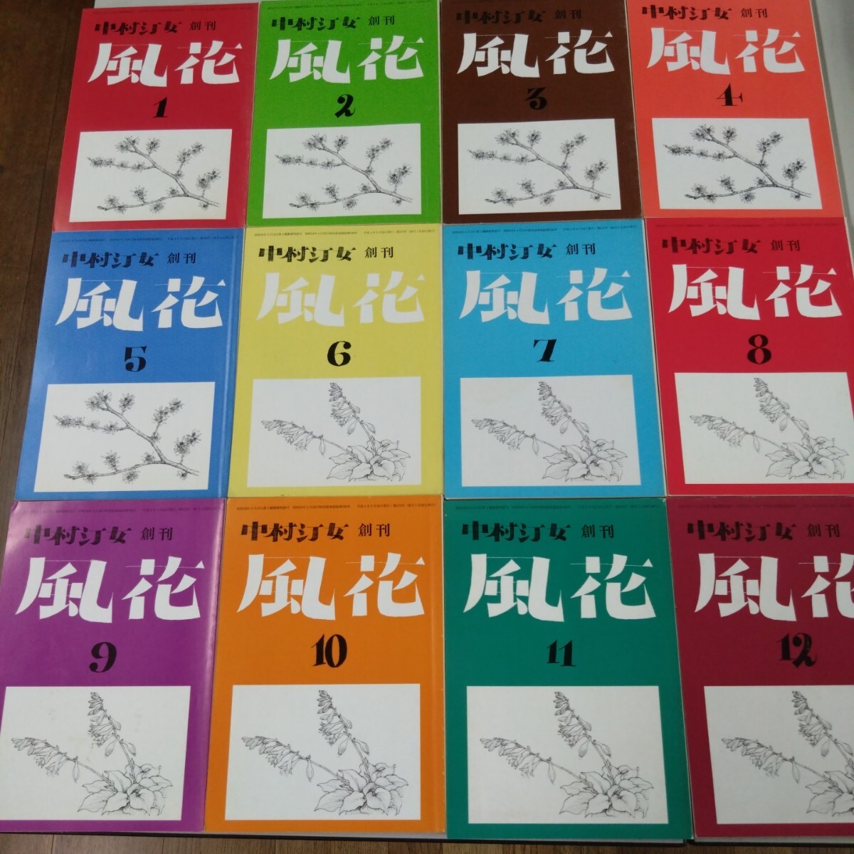 【レア】 中村汀女 創刊 風花 平成4年1月~12月 12冊セット 俳句 貴重 絶版 レトロ ビンテージ プレミア 短歌 作品 趣味 嗜好拍卖