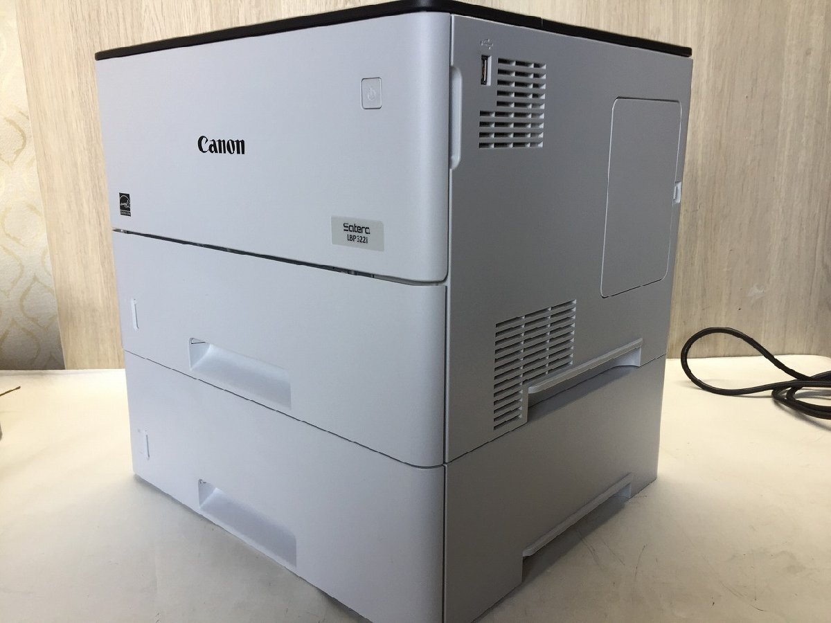 ●Canon LBP322i ★印字122720枚★ キヤノン A4対応 モノクロレーザープリンタ 印字良好【E0407L11-1F-奥】拍卖