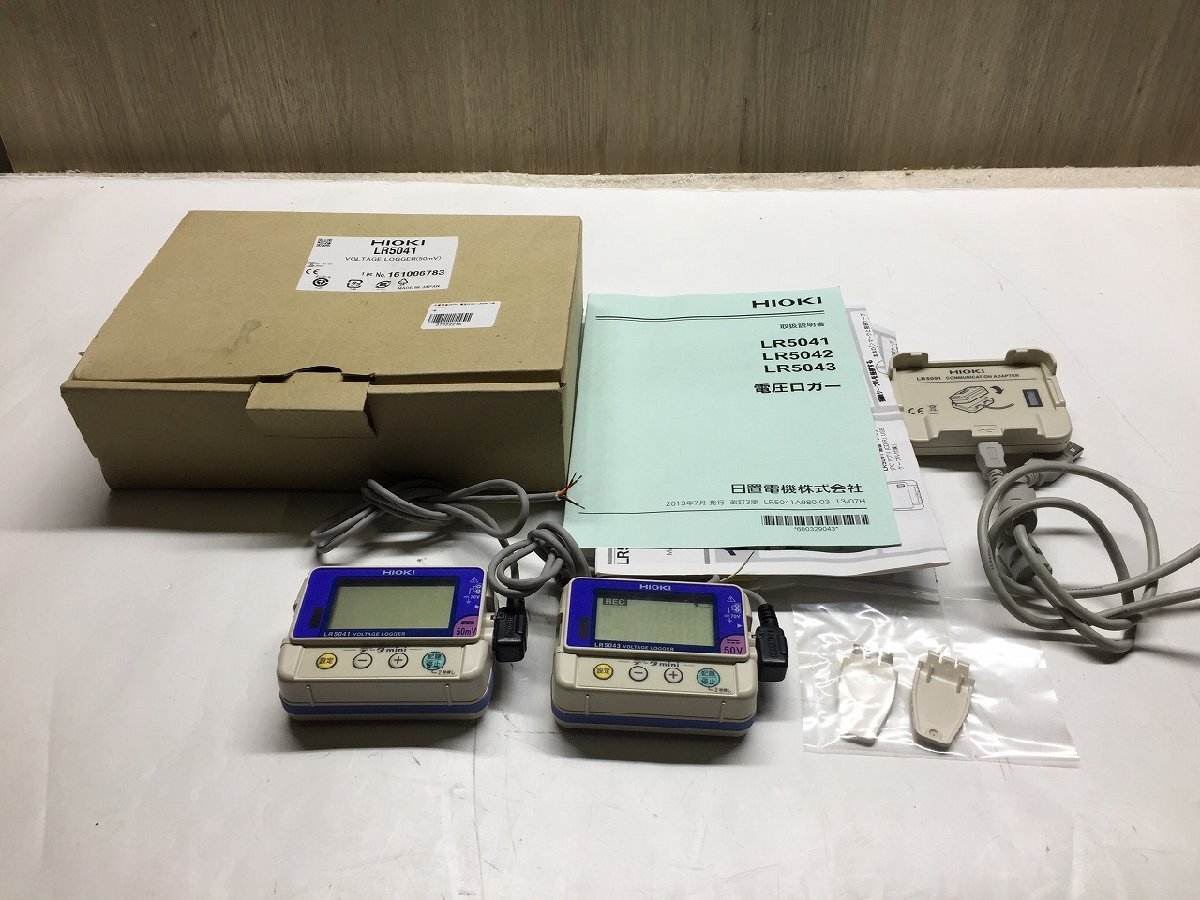 ■HIOKI 電圧ロガー LR5043 LR5041 LR5091 センサ出力や機器のアナログ出力記録 コンパクトデータロガー用転送器【E0226L9-1F-5BOX】拍卖