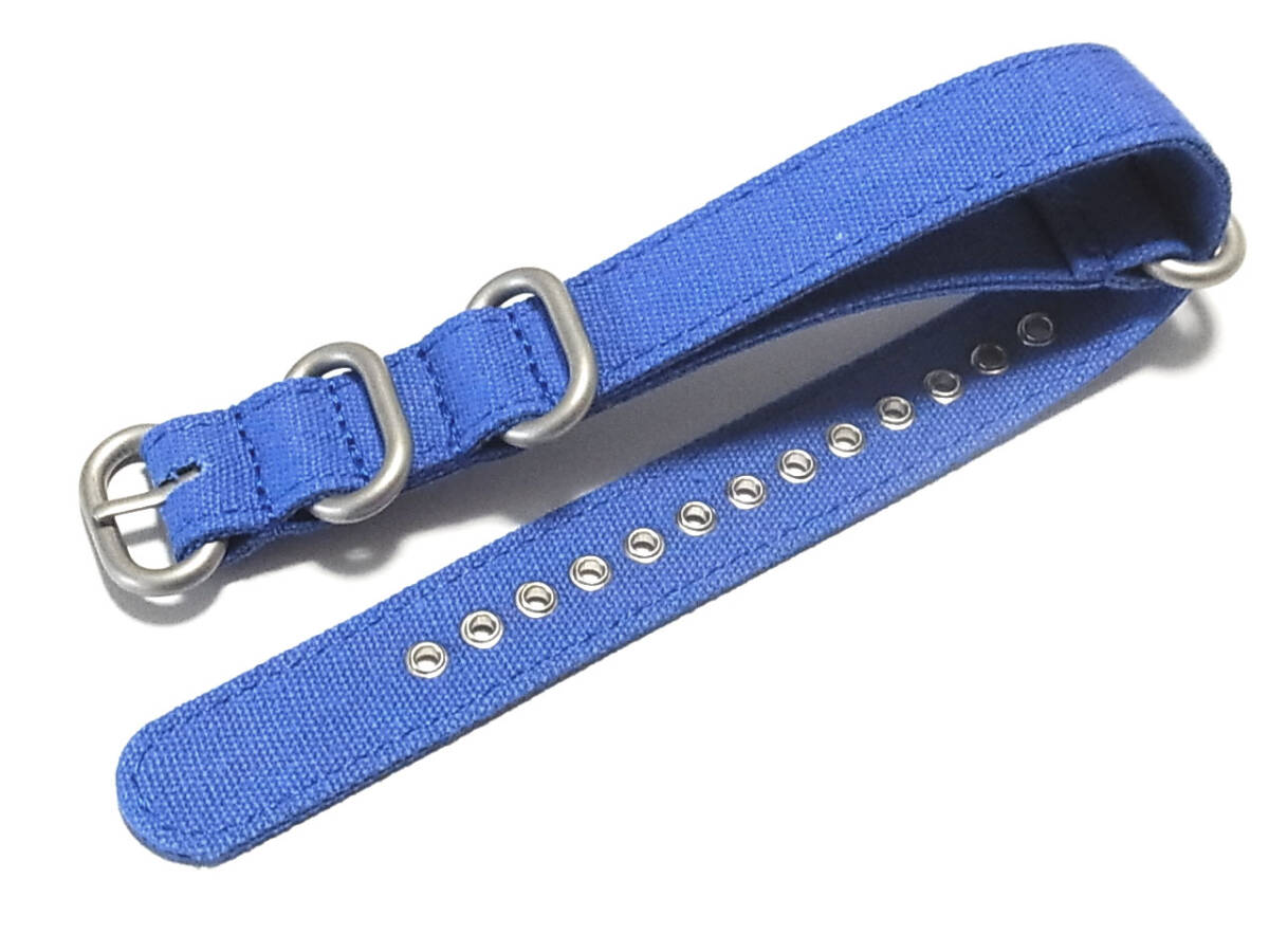 帆布 キャンバス NATOタイプ ブルー 20mm 18CANNT24 (大戦モデル ミリタリー)拍卖