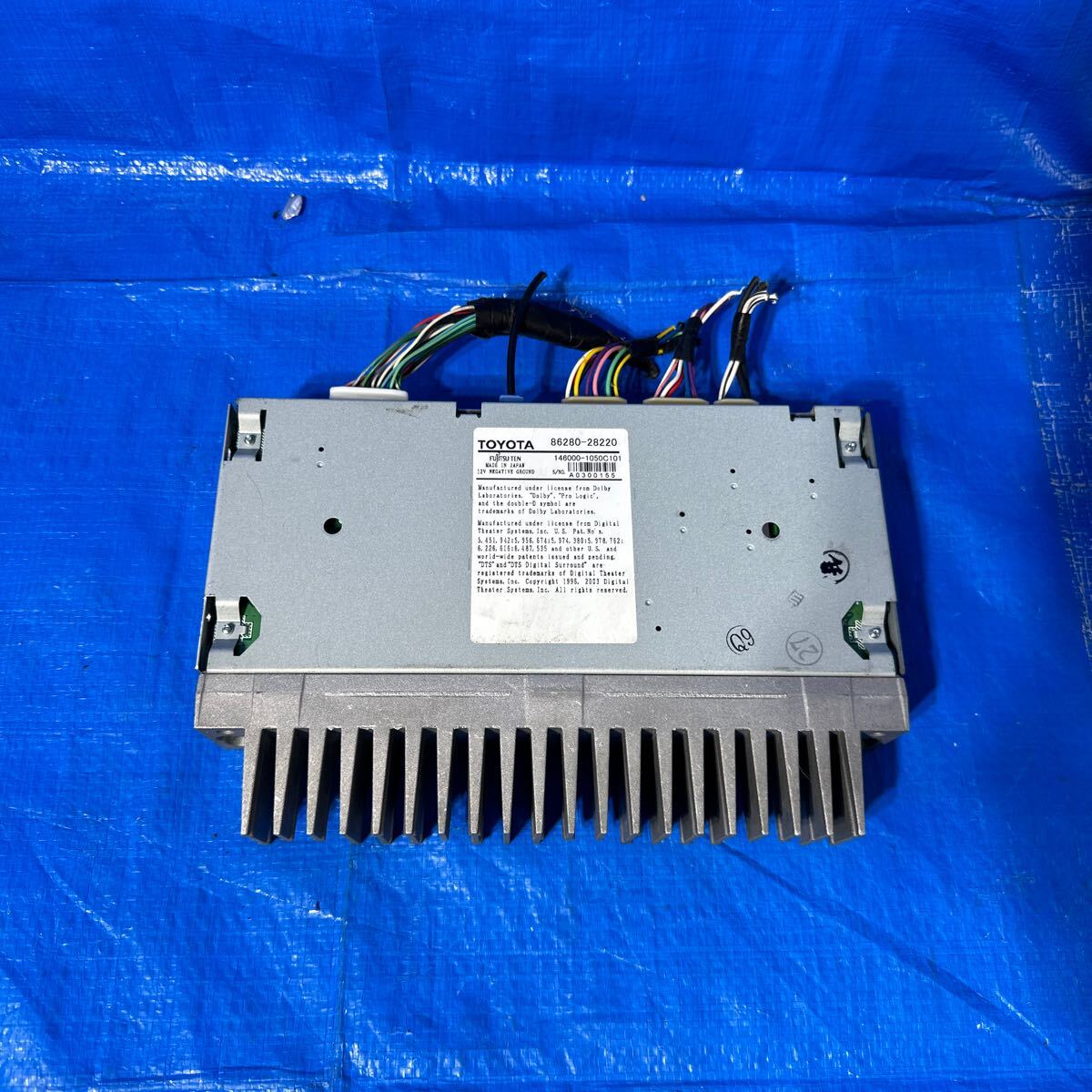 ◆トヨタ エスティマ ハイブリッド《 ACR50 ACR55 AHR20 GSR50 GSR55 》純正 オーディオアンプ アンプ 86280-28220 動作OK ◆拍卖