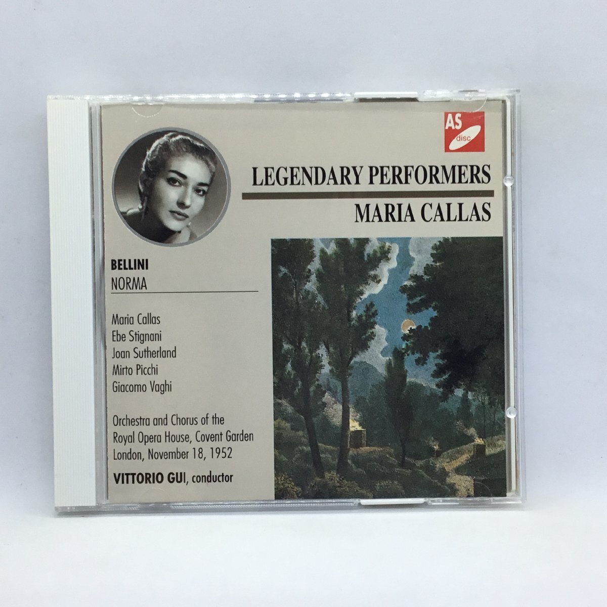 ●マリア・カラス/ベッリーニ:ノルマ LEGENDARY PERFORMERS (3CD) NAS 2801/03 Maria Callas、Vittorio Gui、Ebe Stignani/Bellini: Norma拍卖