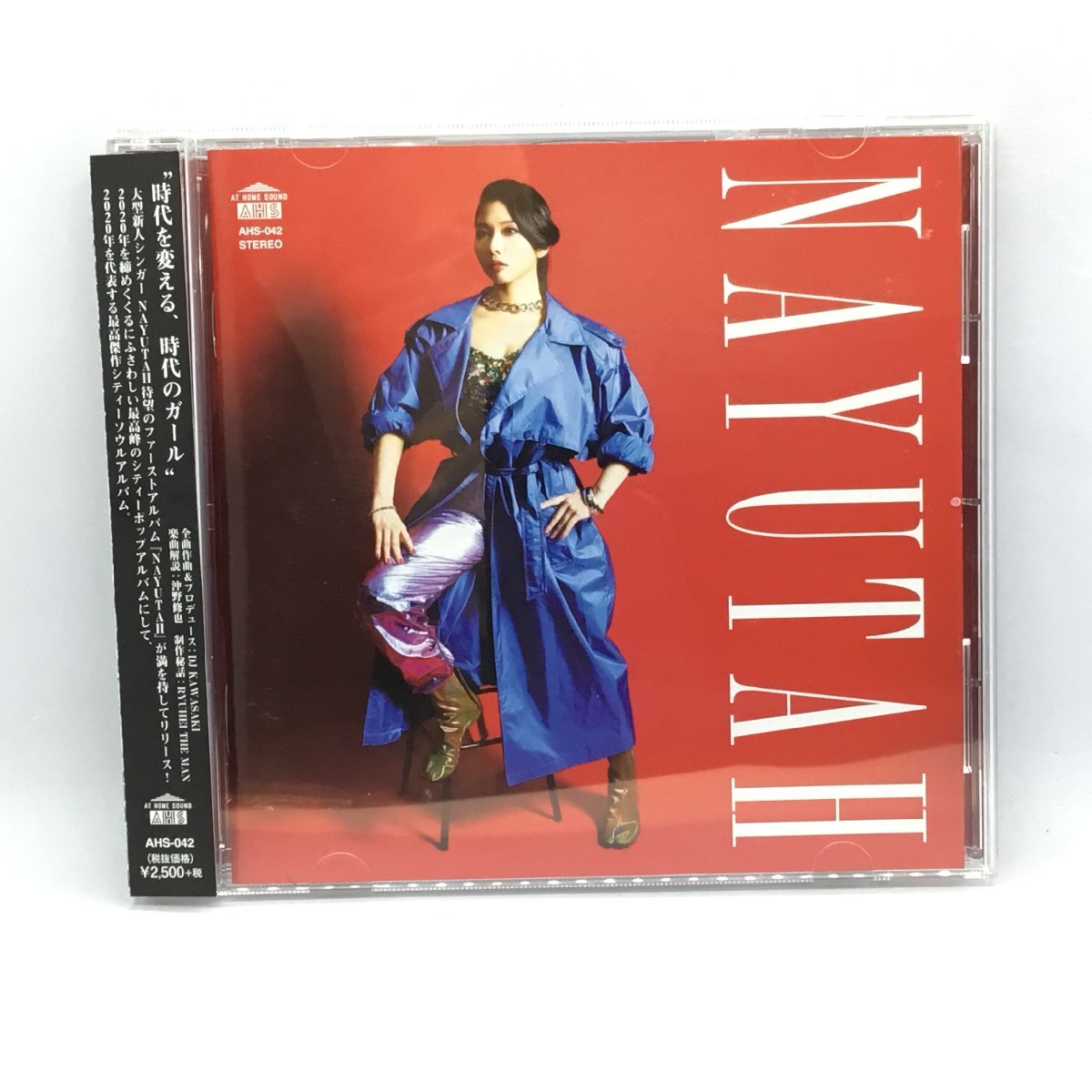 ● NAYUTAH / S.T. (CD) AHS042 ナユタ シティポップ/シティソウル プロデュースDJ KAWASAKI/作詞沖野修也拍卖