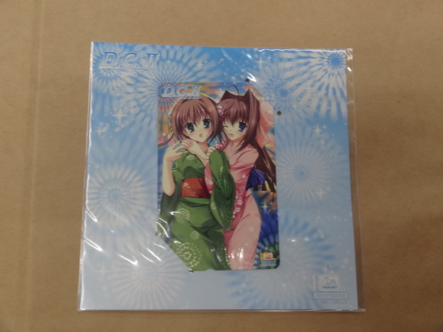 C78 D.C.Ⅱ-ダ・カーポII- 音姫と由夢の浴衣テレカ(台紙付き)単品 朝倉音姫 朝倉由夢拍卖