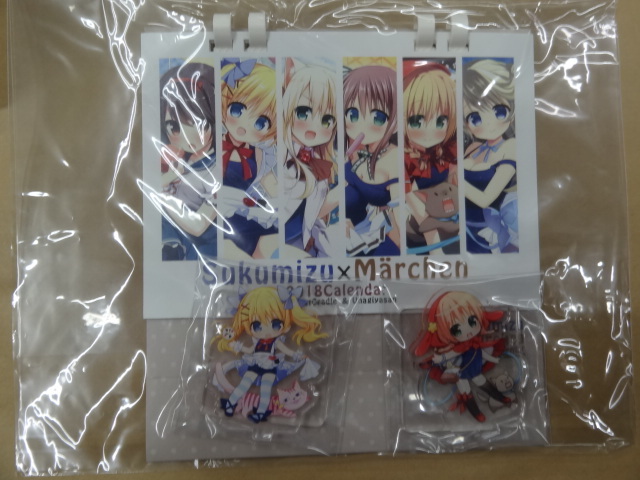 C93 すたーだすとくれいどる うなぎやさん A6卓上カレンダー&アクリルフィギュア 永山ゆうのん 花宮なつか拍卖