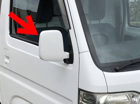 新品 純正品 HONDA ホンダ ドアミラー 運転席側 タフタホワイト アクティトラック HA8 HA9拍卖
