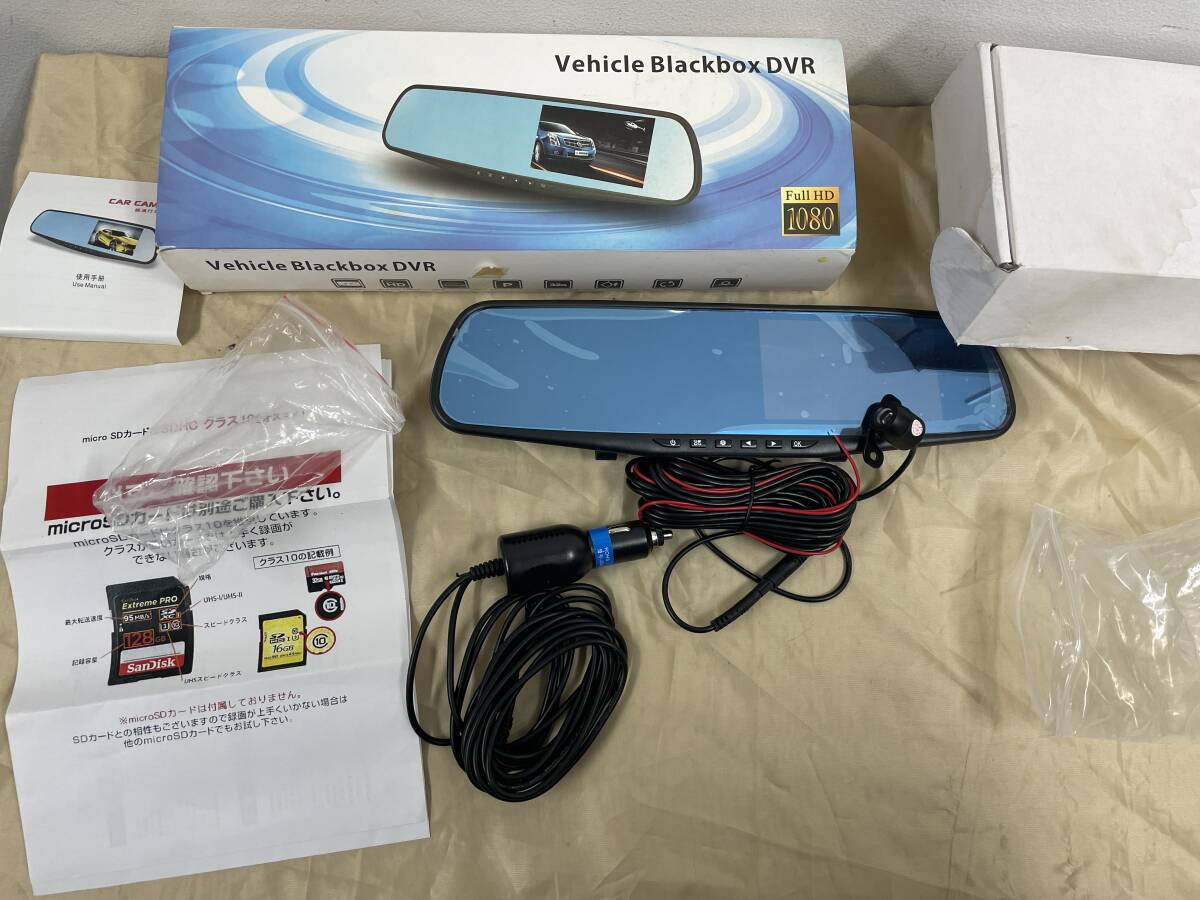 Vehicle Blackbox DVR ドライブレコーダールームミラー型 未使用新品拍卖