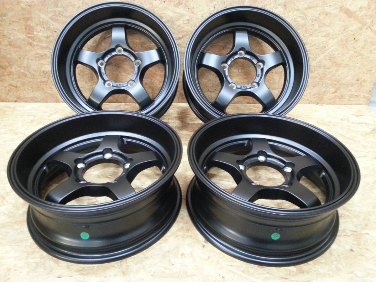 CST 01ハイパー S 16インチ 6.0J ±0 5/139.7 フラットブラック TOYO オープンカントリーR/T 185/85R16 タイヤホイール4本セット シエラ拍卖