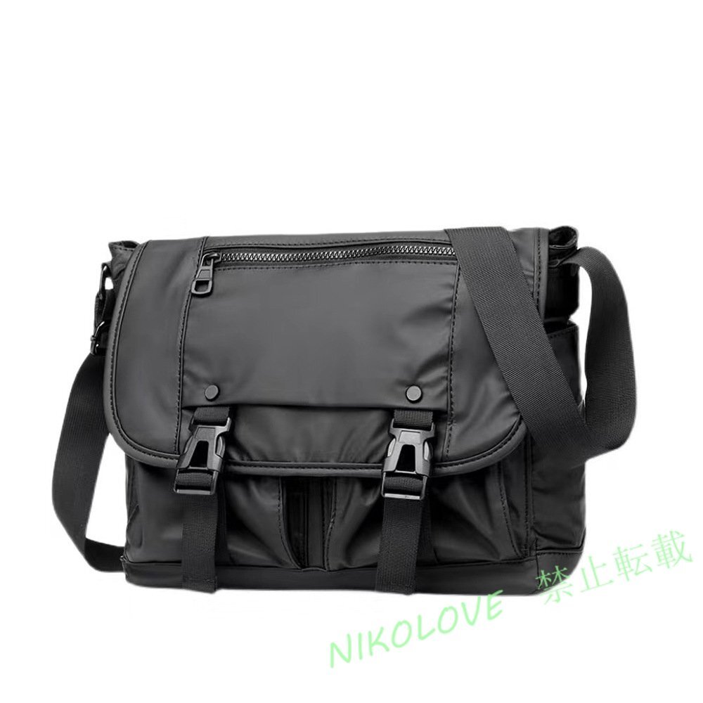 新品 希少ショルダーバッグ旅行 oxford自転車鞄かばん メンズ ブラック拍卖