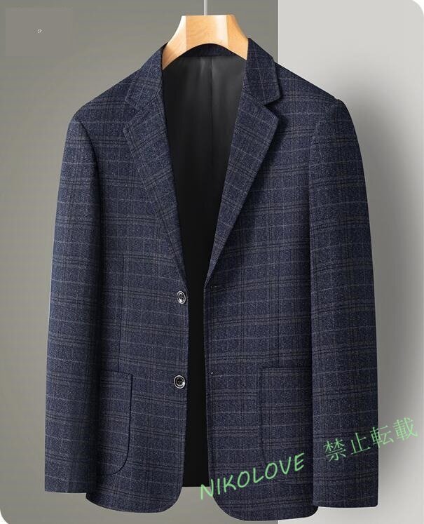 新品 テーラードジャケット スーツジャケット カジュアルジャケット メンズ ブレザー春服秋服薄め紳士服 Lお色選択可拍卖