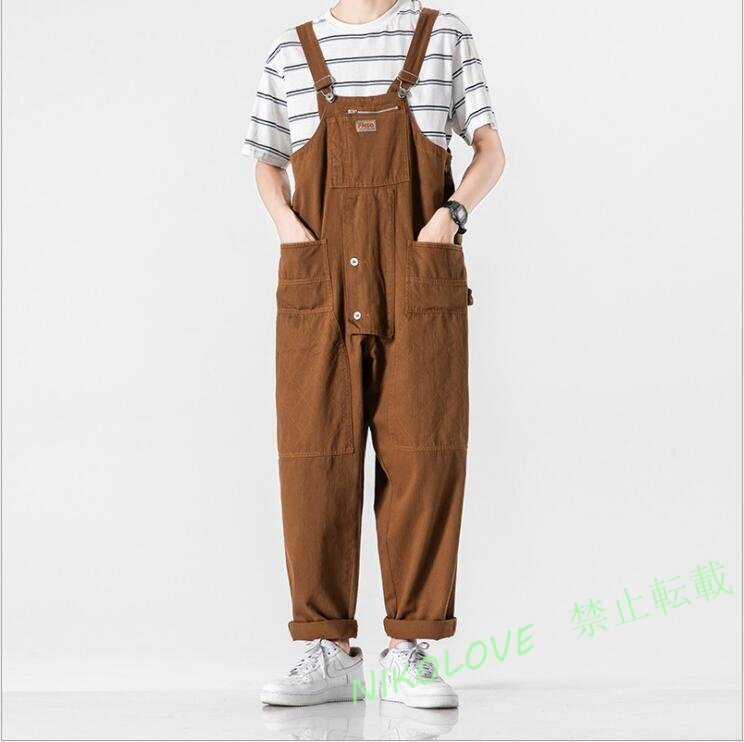 新品 オーバーオール メンズ サロペットデニム 大きいサイズ ボトムス 作業服 カジュアル サイズ選択可M~2XL拍卖