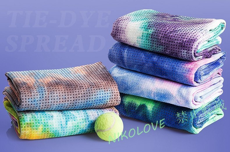 新品 ヨガタオル ヨガラグ ホットヨガ タオル スポーツタオル 吸水 運動 速乾タオル 汗吸収 滑り止め 収納ケース付き ☆カラー/6色選択拍卖