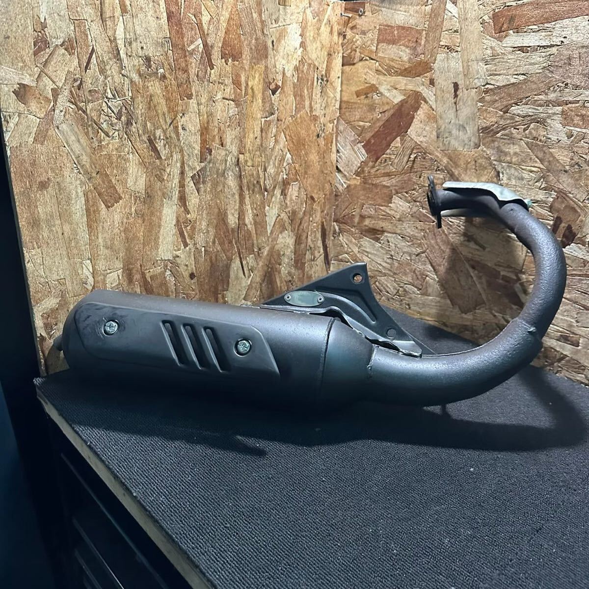 動画付A55 AF27 スーパーディオ HONDA マフラー JMCAプレート付 実働品 DIO ZX 拍卖