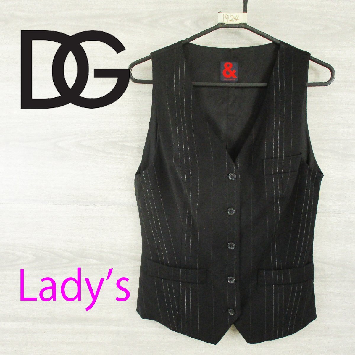 ”&”●ドルチェ&ガッバーナ レディース<ピンストライプ ベスト>M1924m拍卖