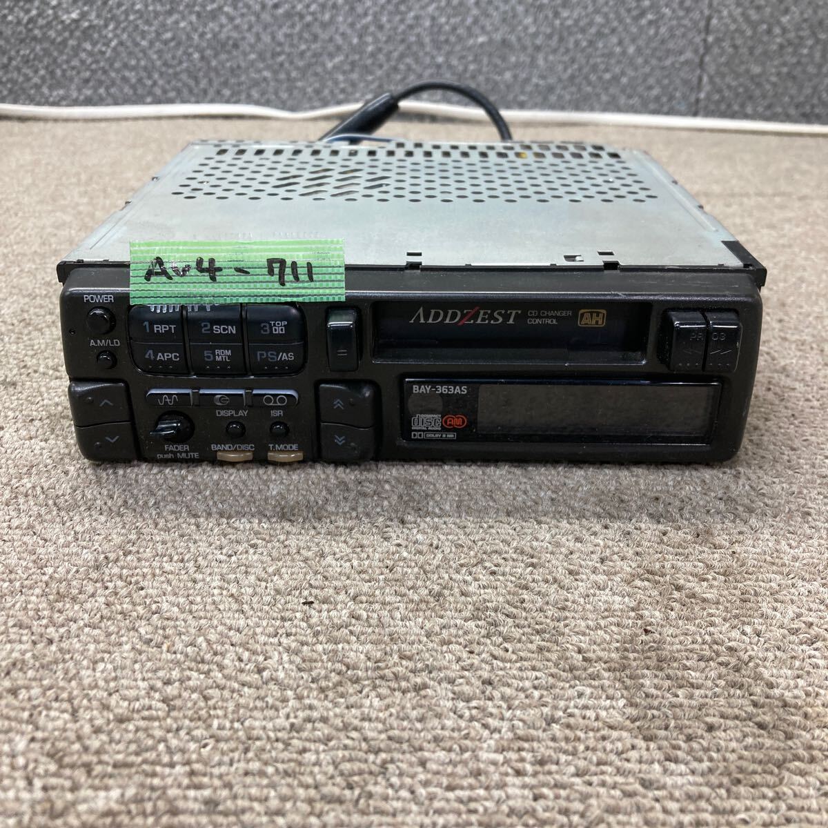 AV4-711 激安 カーステレオ ADDZEST clarion BAY-363AS 0004805 FM/AM カセット テープデッキ 通電未確認 ジャンク拍卖
