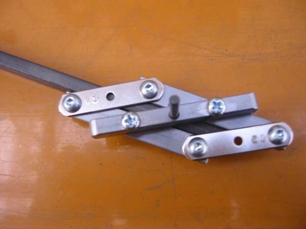 工具 センターマーカー(小)中心線が一発で引けるケガキ針 送料無料拍卖