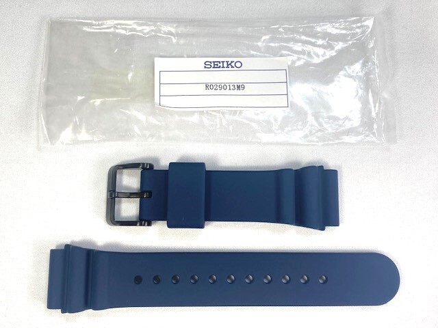 R029013M9 SEIKO プロスペックス 22mm 純正シリコンバンド ネイビー SBEP015/S802-00B0用 ネコポス送料無料拍卖