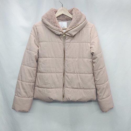 ◇ ⊇ dazzlin ダズリン ボア 長袖 ショートコート サイズF ピンク レディース E拍卖