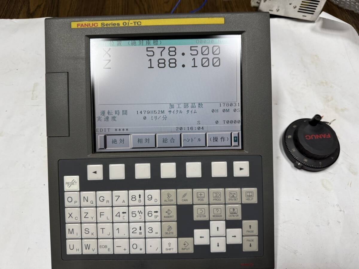 ★(KXL154)★FANUC OI-TCシステムユニットA02B-0309-B520(動作確認済み) 拍卖