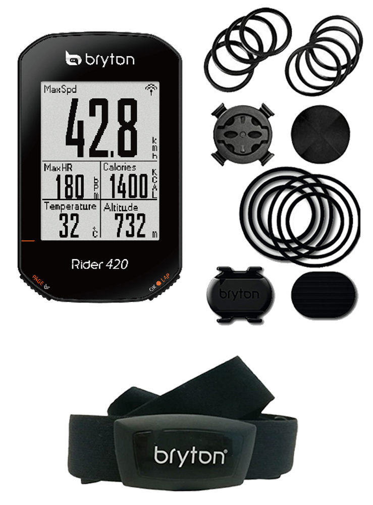 ブライトン ライダー420T GPS サイクル コンピューターセット【新品】拍卖