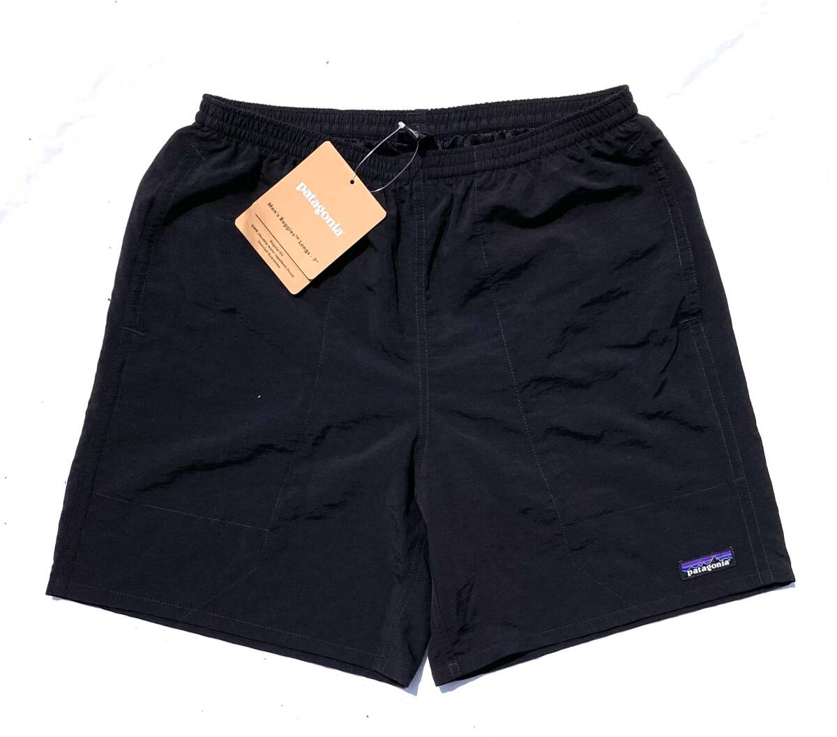 デッド Patagonia 17年製 パタゴニア Baggies Longs 7in 黒 S バギーズショーツ ハーフパンツ STY58033 SP17 名作 定番拍卖