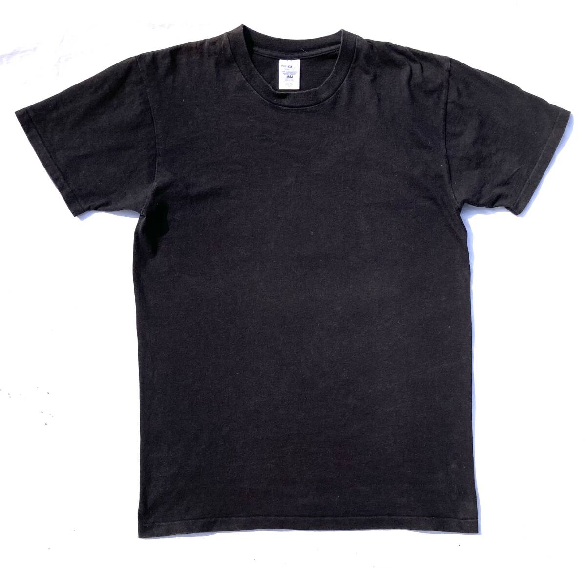 90s JC Penney STAFFORD ブランク 無地 Tシャツ 黒 M 拍卖