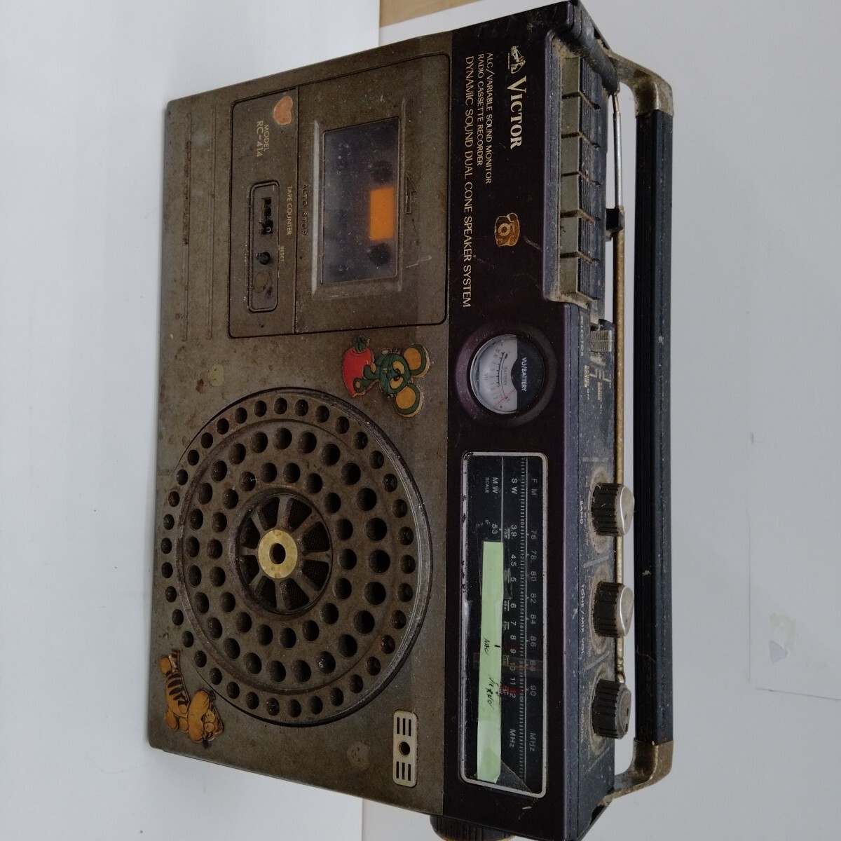 【ジャンク品】Victor RADIO CASSETTE RECORDER拍卖