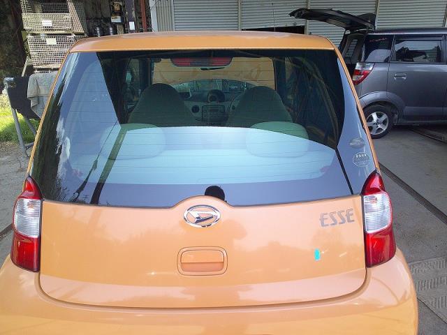 エッセ DBA-L235S バックドア/リアゲート R50 サンセットオレンジ拍卖