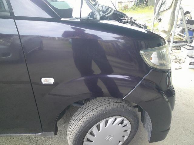 ゼスト DBA-JE1 右Fフェンダー RP37P ブラックアメジストパール拍卖