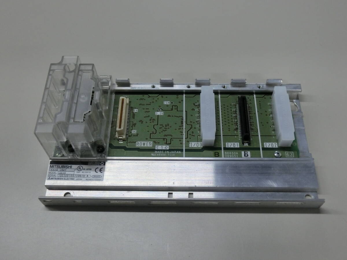 MITSUBISHI Q63B 増設ベースユニット 三菱電機 中古 MELSEC-Q PLC拍卖